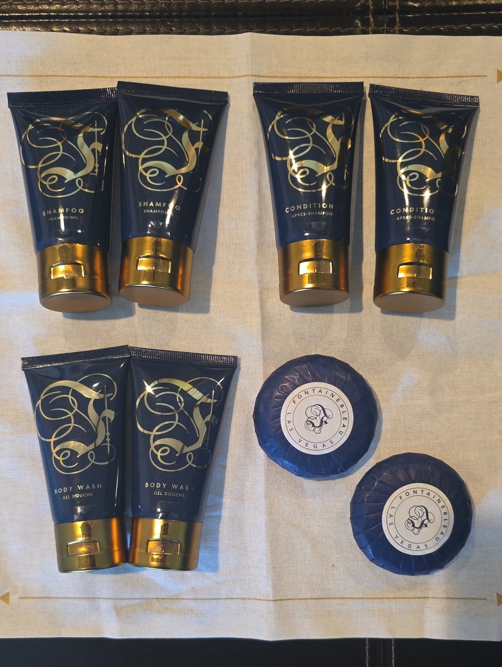 The Fontainebleau Hotel Las Vegas Luxury Hotel Toiletry Set